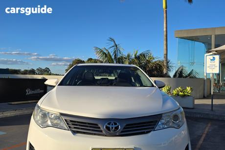 White 2012 Toyota Camry Sedan Altise