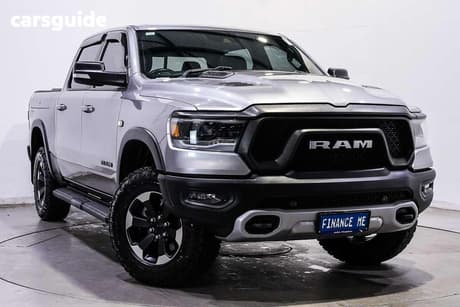 Silver 2023 RAM 1500 Crew Cab Utility Limited Rambox (Hybrid)