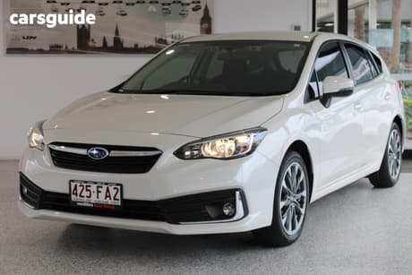 White 2022 Subaru Impreza Hatchback 2.0I-L (Awd)