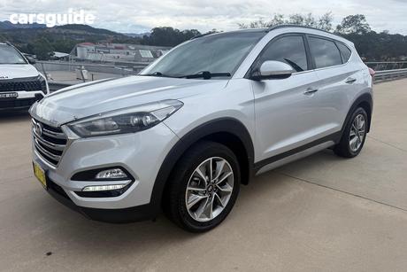 Silver 2017 Hyundai Tucson Wagon Elite (Awd)