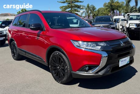 Red 2021 Mitsubishi Outlander Wagon Black Edition 7 Seat (2Wd)