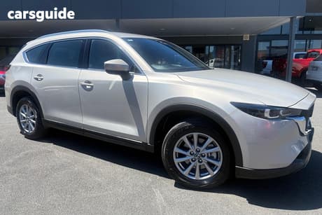 Silver 2023 Mazda CX-8 Wagon G25 Sport (Fwd)