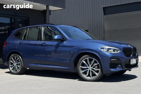 Blue 2021 BMW X3 Wagon Xdrive30I M Sport