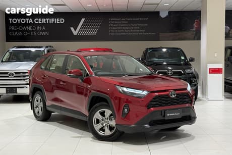 Red 2025 Toyota RAV4 Wagon Gx (2Wd) Hybrid