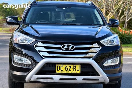 Black 2014 Hyundai Santa FE Wagon Highlander Crdi (4X4)