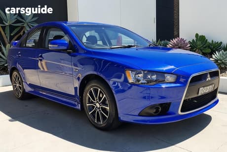 Blue 2015 Mitsubishi Lancer Sedan Es Sport