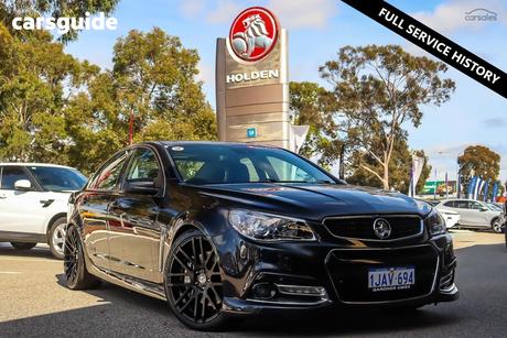 Black 2015 Holden Commodore Sedan Ss-V Redline