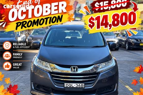 Grey 2017 Honda Odyssey Wagon Vti
