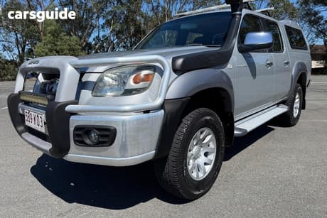 Silver 2008 Mazda BT-50 Dual Cab Pick-up B3000 Sdx (4X4)