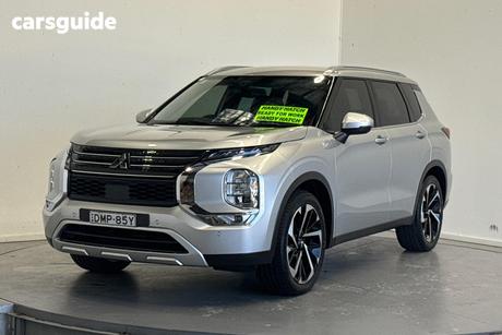 Silver 2022 Mitsubishi Outlander Wagon Aspire 7 Seat (2Wd)