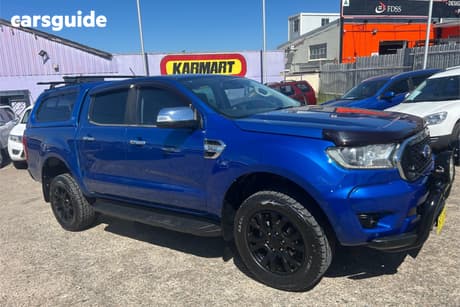Blue 2021 Ford Ranger Double Cab Pick Up Xlt 3.2 (4X4)