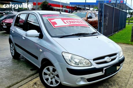 Silver 2005 Hyundai Getz Hatchback 1.4