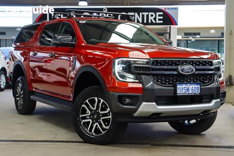 Orange 2022 Ford Ranger Double Cab Pick Up Sport 2.0 (4X4)