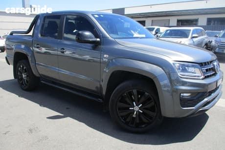 Grey 2019 Volkswagen Amarok Dual Cab Utility V6 Tdi580 Highline Black Edit.