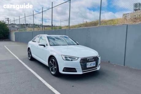 White 2016 Audi A4 Sedan 1.4 Tfsi S Tronic Sport