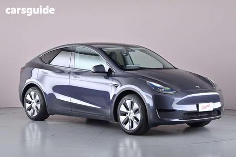 Grey 2023 Tesla Model Y Wagon Rear-Wheel Drive