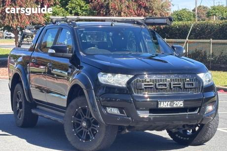 Black 2017 Ford Ranger Dual Cab Pick-up Wildtrak 3.2 (4X4)