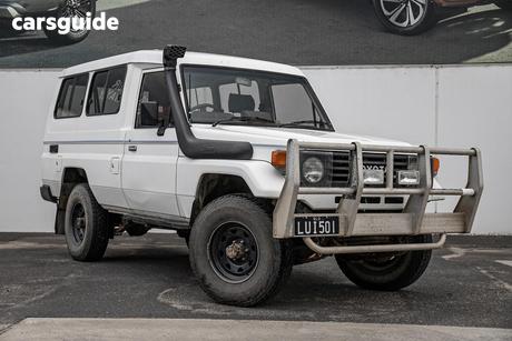 White 1991 Toyota Landcruiser Wagon Gxl (4X4)