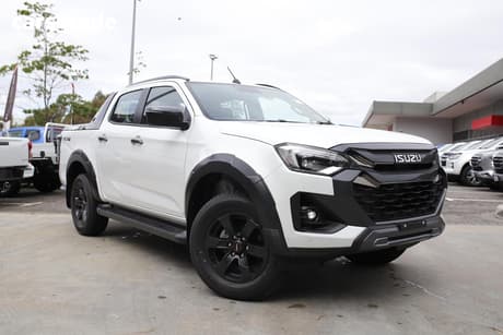 White 2025 Isuzu D-MAX Crew Cab Utility X-Terrain (4X4)