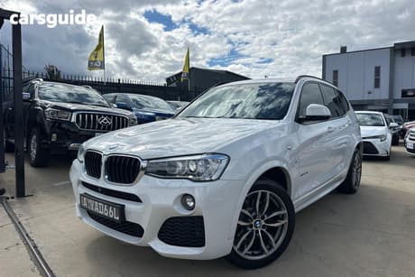 White 2017 BMW X3 Wagon Xdrive 20I