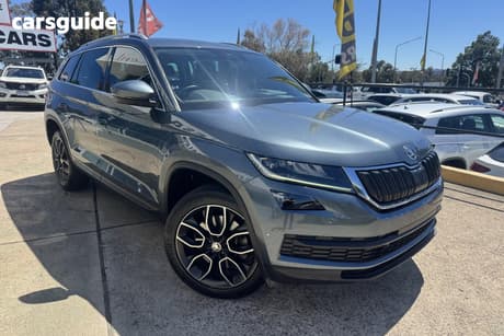 Grey 2021 Skoda Kodiaq Wagon 132 Tsi (4X4)