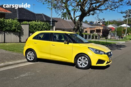 Yellow 2021 MG MG3 Hatchback Core (With Navigation)