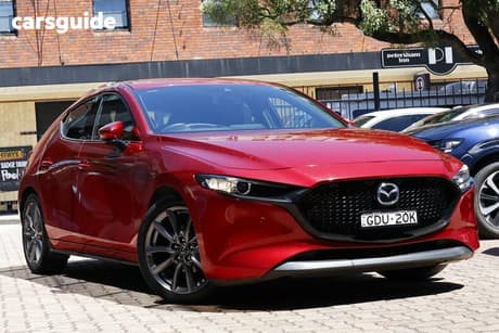 Red 2020 Mazda 3 Hatchback G20 Touring