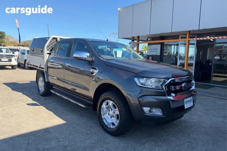 Grey 2018 Ford Ranger Dual Cab Utility Xlt 3.2 (4X4)