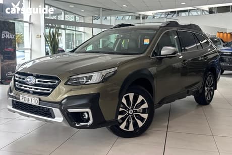 Green 2023 Subaru Outback Wagon Awd Touring Xt
