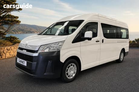 White 2020 Toyota HiAce Bus Slwb Commuter (12 Seats)