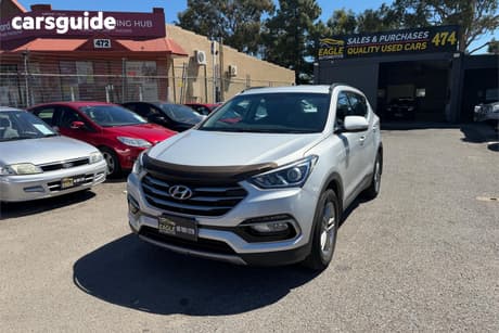 Silver 2016 Hyundai Santa FE Wagon Active Crdi (4X4)