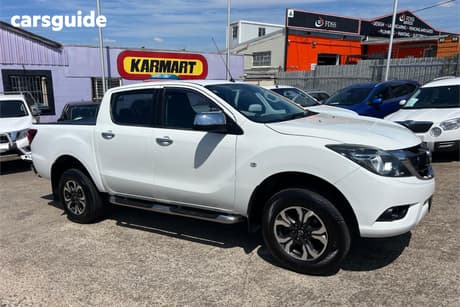White 2017 Mazda BT-50 Dual Cab Utility Xtr (4X2)