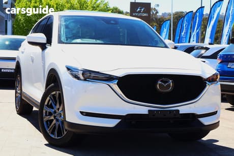 White 2021 Mazda CX-5 Wagon Akera (Awd)