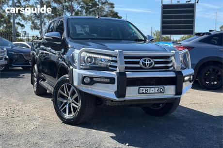 Black 2015 Toyota Hilux Dual Cab Utility Sr5 (4X4)