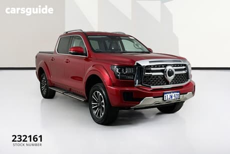 Red 2024 GWM Cannon Alpha Dual Cab Utility Lux (4X4)