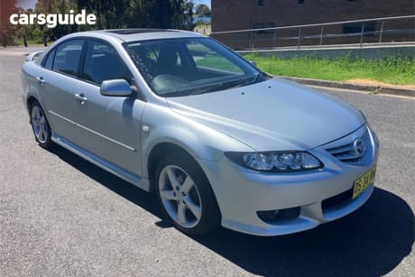 Silver 2004 Mazda 6 Hatchback Luxury Sports