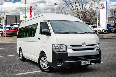 White 2017 Toyota HiAce Bus Commuter