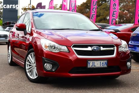 Red 2013 Subaru Impreza Sedan 2.0I-S (Awd)