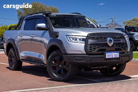 Silver 2023 GWM UTE Dual Cab Utility Cannon-Xsr (4X4)