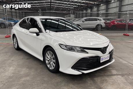 White 2020 Toyota Camry Sedan