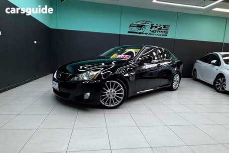 Black 2008 Lexus IS Sedan