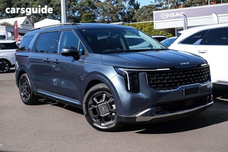 Blue 2026 Kia Carnival Wagon Gt-Line Hev