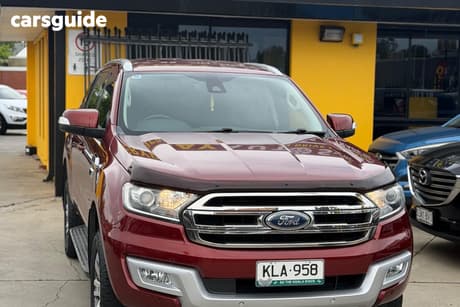 Red 2017 Ford Everest SUV TREND
