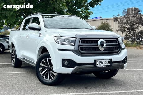 White 2025 GWM Cannon Dual Cab Utility Lux (4X4)