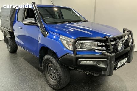 Blue 2016 Toyota Hilux X Cab Utility Sr5 (4X4)