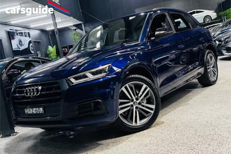 Blue 2018 Audi Q5 Wagon 2.0 Tdi Quattro Sport