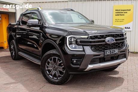 Black 2023 Ford Ranger Double Cab Pick Up Wildtrak 3.0 (4X4)