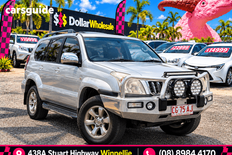 Silver 2008 Toyota Landcruiser Prado Wagon Gxl (4X4)