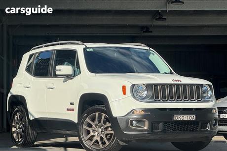 White 2016 Jeep Renegade Wagon Longitude 75Th Anniversary