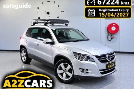 Silver 2011 Volkswagen Tiguan SUV 147 TSI 5NC MY11